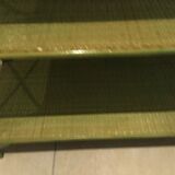 Vintage rattan shelf