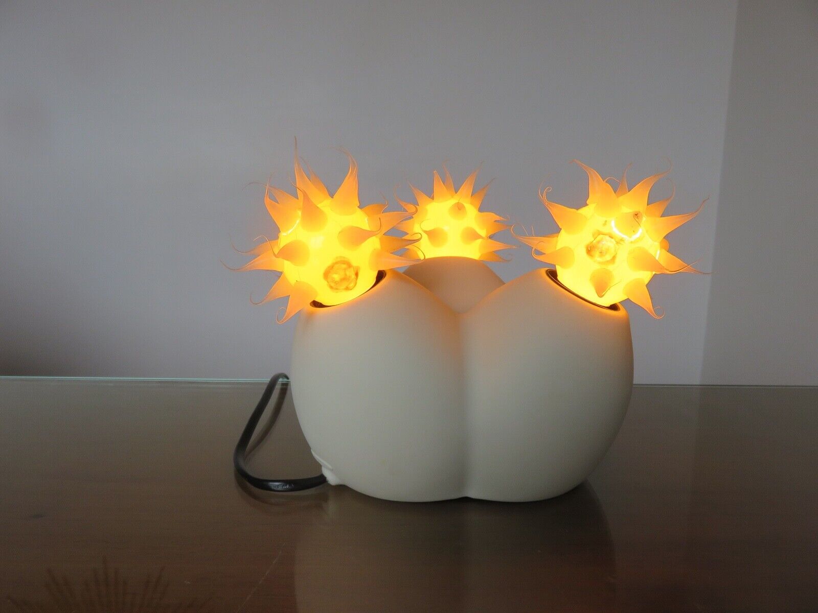 Pair of lamps "virus" by Yuval Albudy 1970