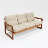 Vintage Mid century sofa solid teak Holstebro MöbelFabrik 1960s