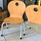 Chaise enfant bois et metal