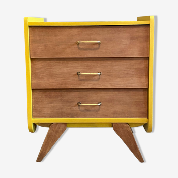 Commode bois brut & ocre