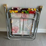Vintage floral camping chair
