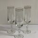 Crystal champagne flutes