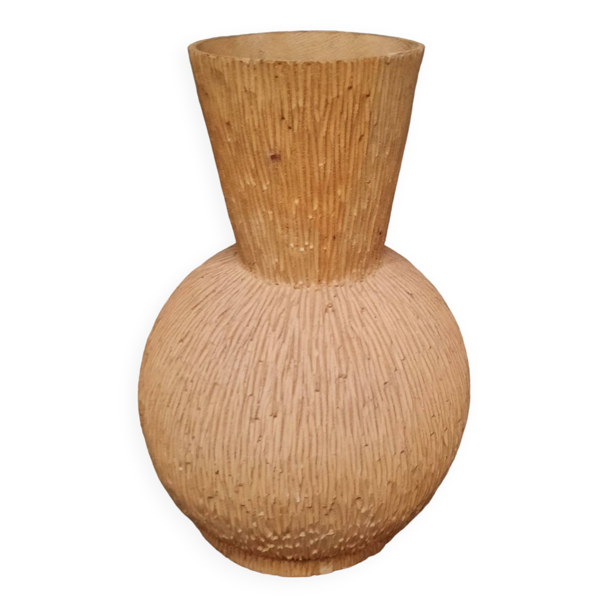 Terracotta vase