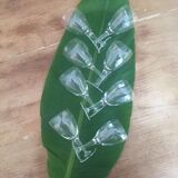 Set of 16 antique glasses