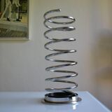 Chrome metal spring umbrella holder
