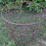 Basket basket h58 d59cm industrial iron