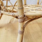 Chair in rotin living room or garden