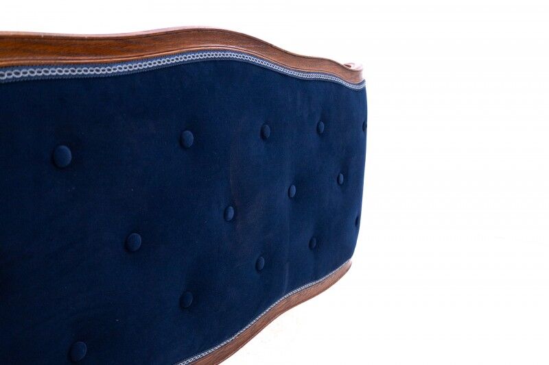 Antique bed, France, circa 1900. After renovation.