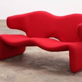 Two-seater Djinn Sofa by Oliver Mourgue 1960
