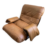 Fauteuil en cuir Marsala