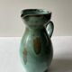 Vintage celadon ceramic pitcher