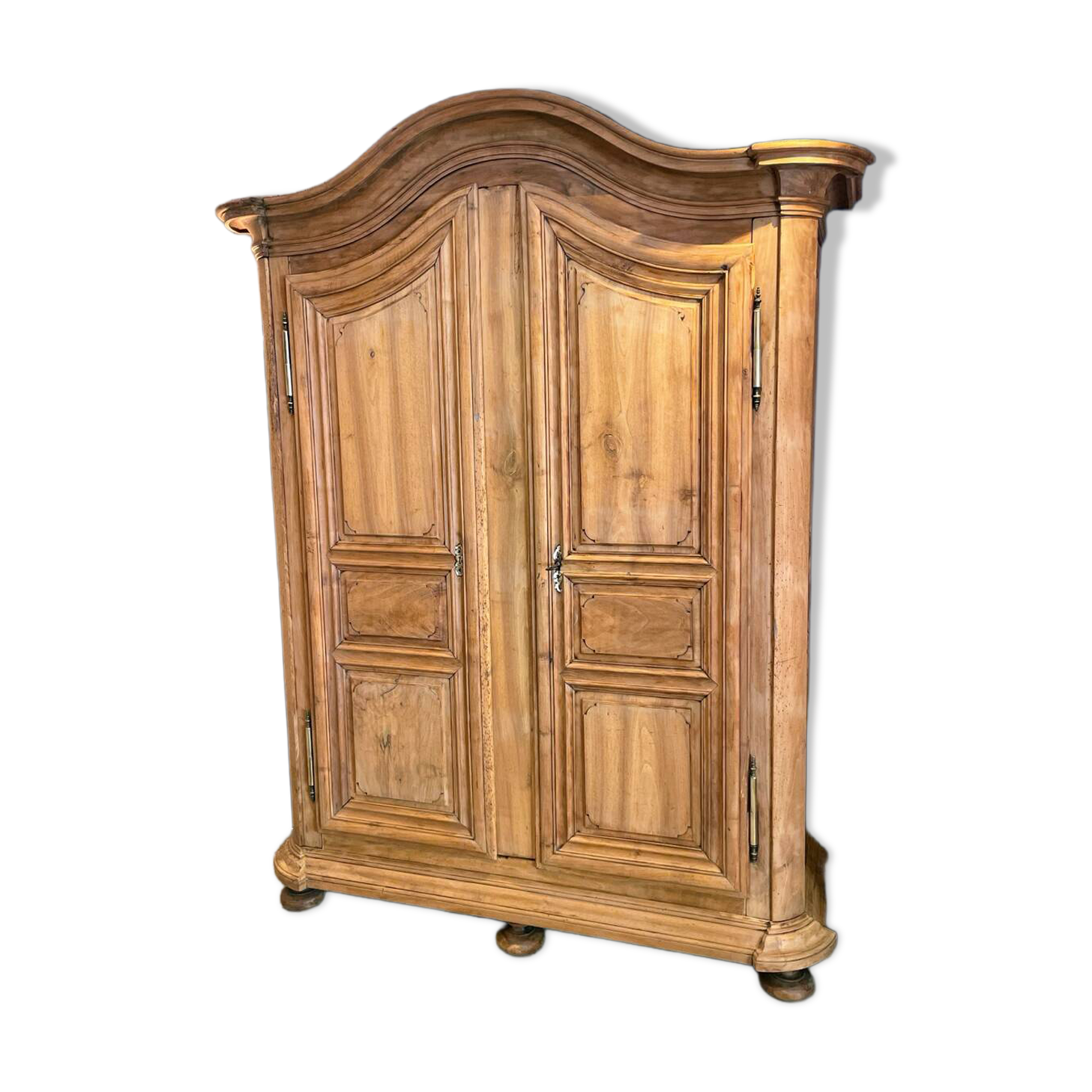 18th century walnut wardrobe
