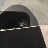 Chromed coffee table and smoked glass