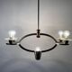 Art Deco chandelier attributed to Pietro Chiesa, 1940s, Italy.