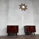 Paire de table de nuit 1950