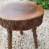 Brutalist tripod stool
