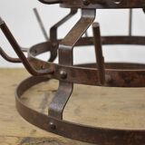 Small old rigid bottle rinse