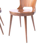 Pair of baumann chairs dove model