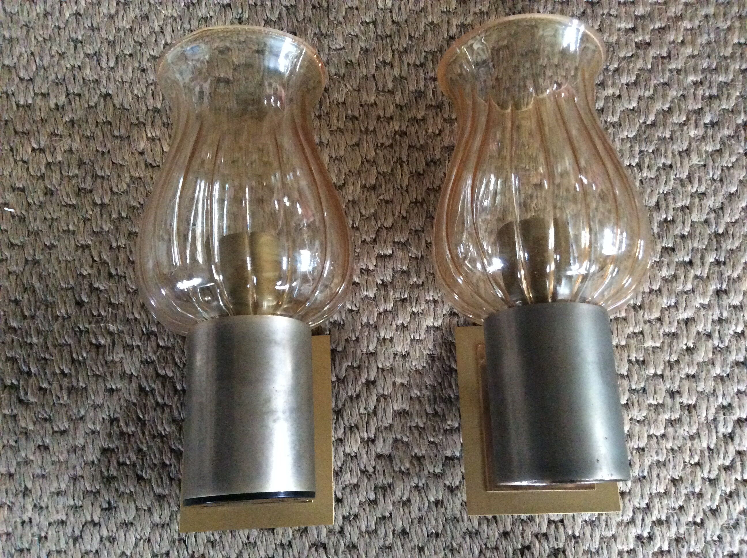 Pair of vintage wall lamps