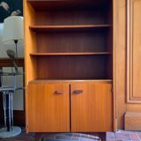 Vintage teak display cabinet
