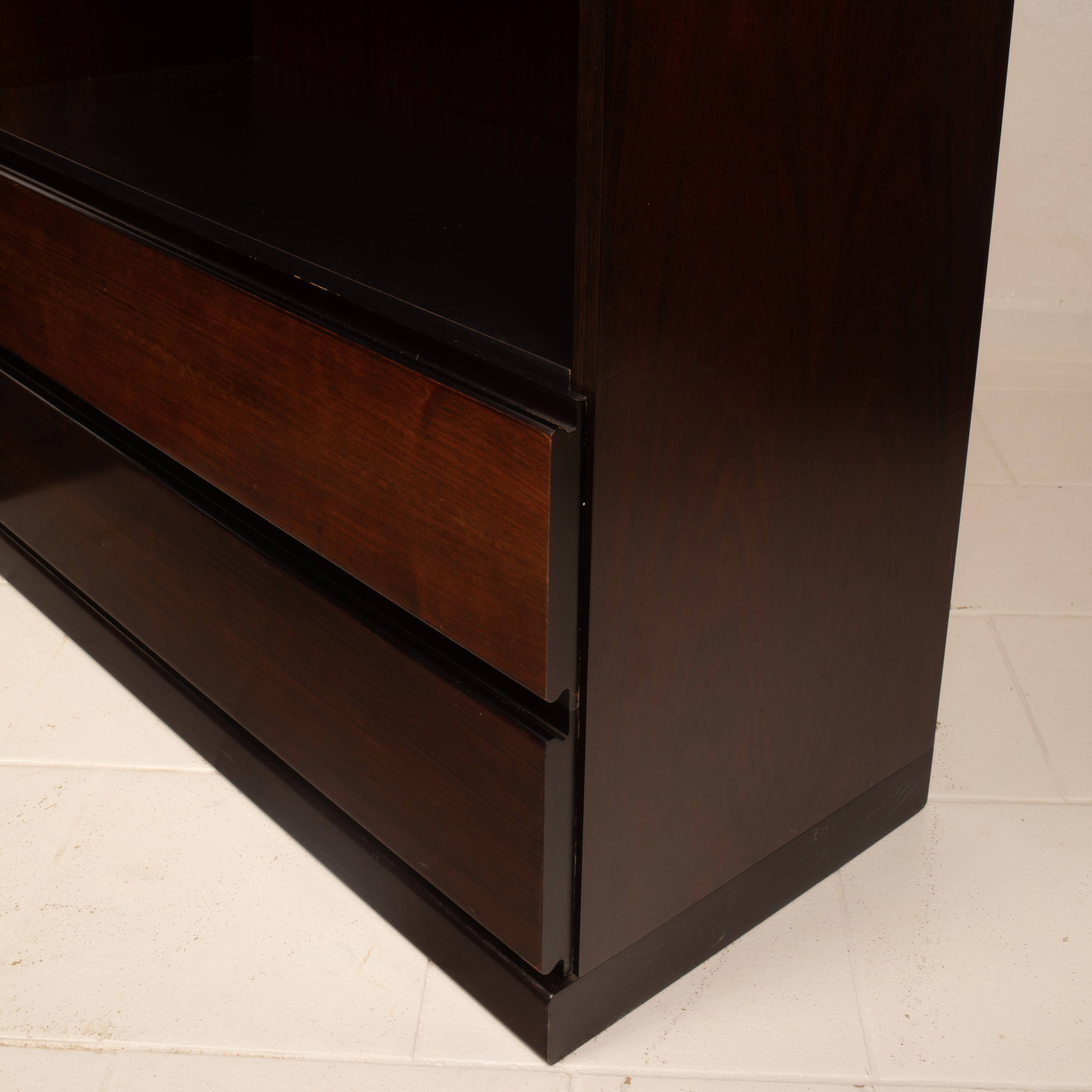 Pair of S11 Cabinets and Bar by Angelo Mangiarotti for Sorgente dei Mobili