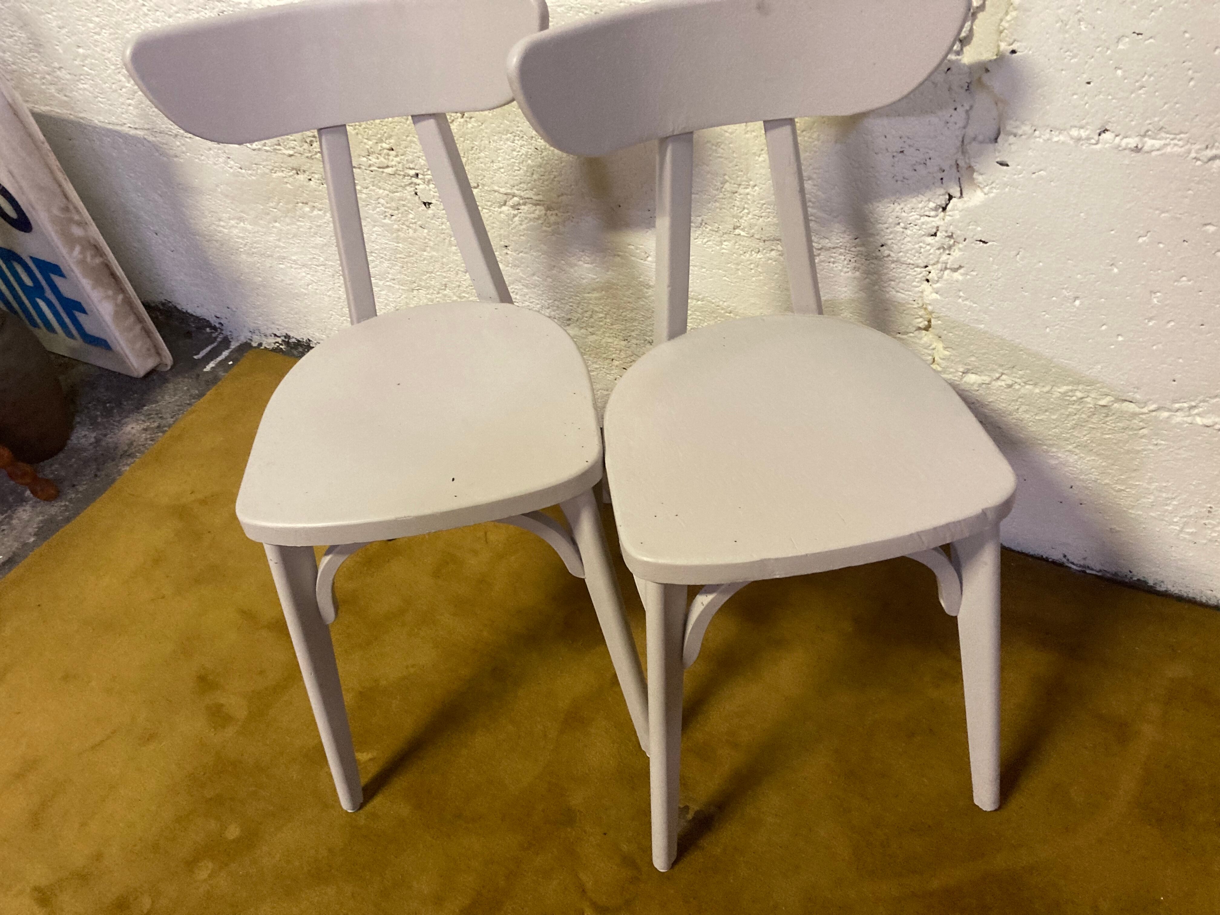 Duo of bistrot chairs