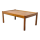 Table basse en teck vintage