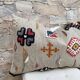Housse de coussin faite main | Coussin Kilim bohème | Décoration berbère ma