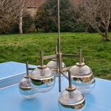 Space age design chandelier from the 70s