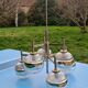 Space age design chandelier from the 70s
