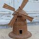 Rattan windmill lamp