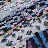 Moroccan boucherouite carpet - 128 x 185 cm