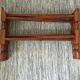 Moroccan aluminum tray on wooden tripod