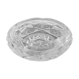 Ancien Cendrier en cristal de bohême Made in Pologne