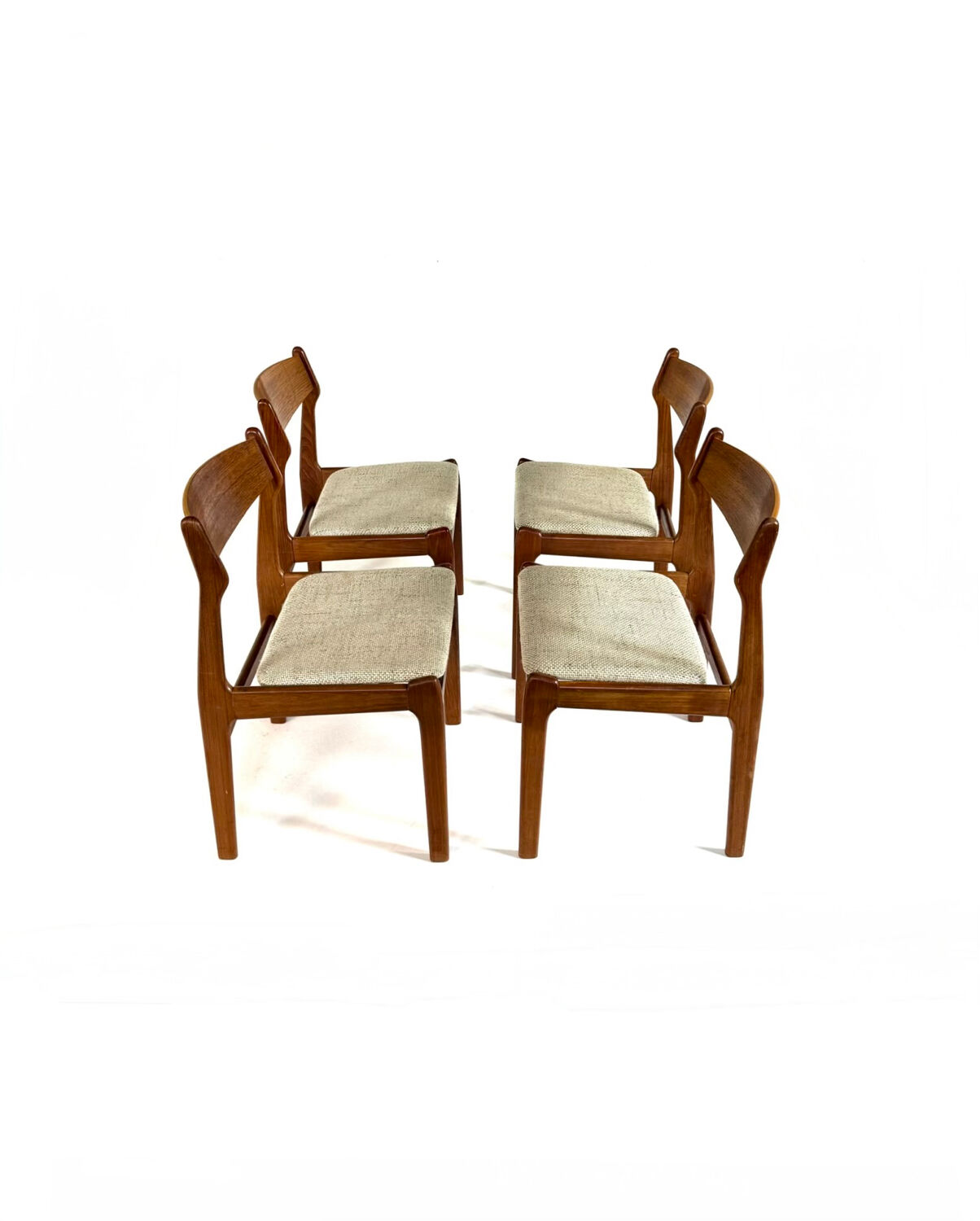 4x vintage Danish chairs