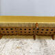 1930’s danish art deco 3 seat yellow velour sofa