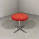 aluminium stool hocker by COR Germnany 1970,s