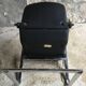 Ahrend Cirkel cantilever recliner desk - black leather - late 20th century