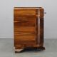 Pair of Art Deco walnut bedside tables from the 1930s.