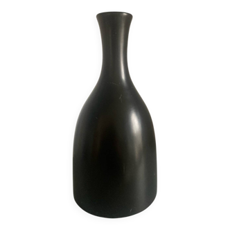 Matte black vase