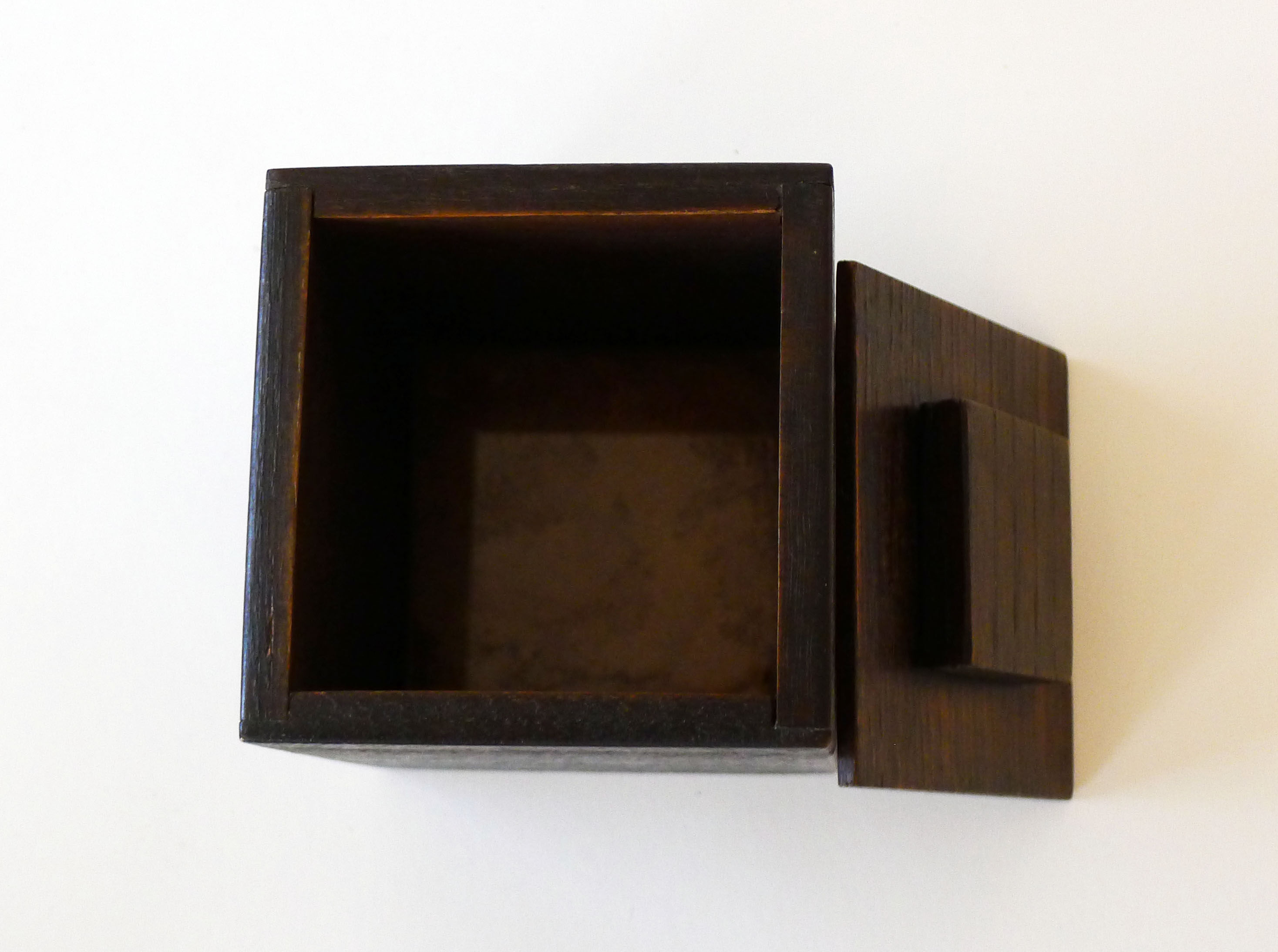 Pair of wooden Art Deco boxes