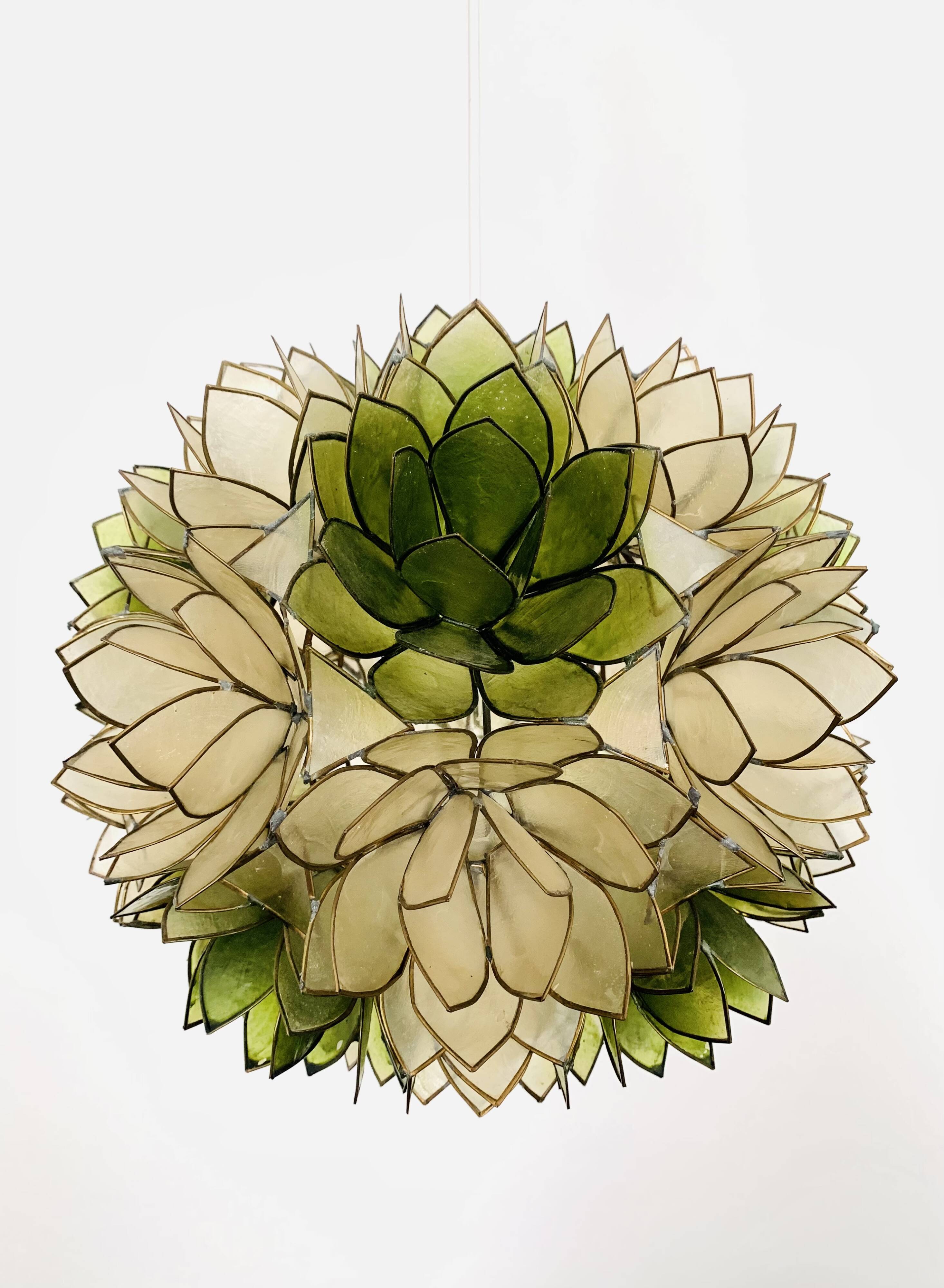 Capiz Shell Pendant Lamp