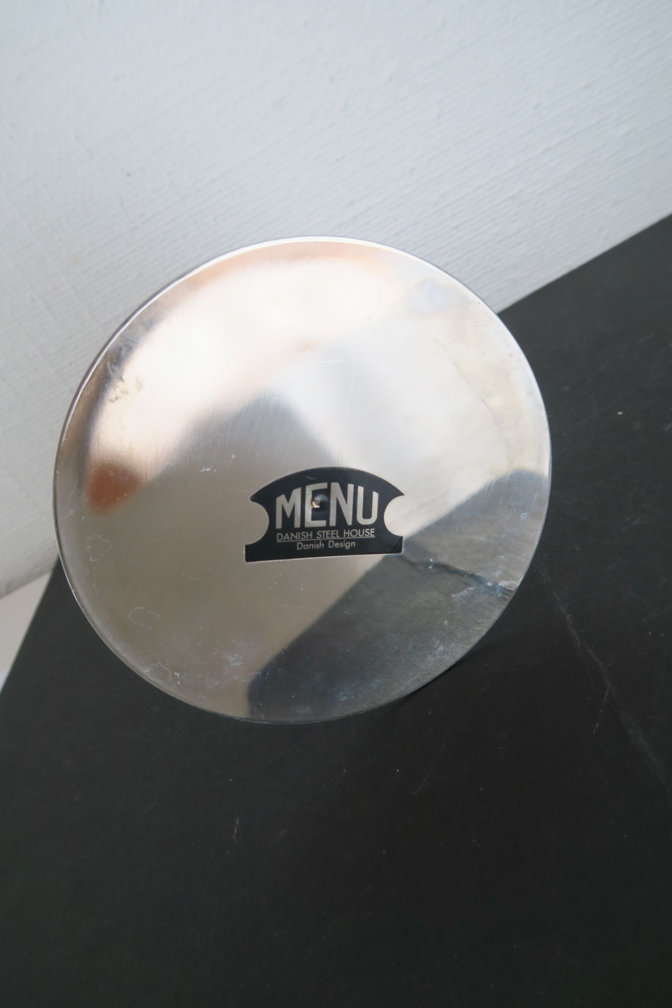 Bougeoir menu inox design 1990