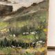 Vintage landscape painting