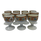 Service for Egg Cups Antique Grosvenor China Persian English Porcelain