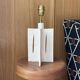 French contemporary ceramic lamp, "L 04" by Renzo Maar