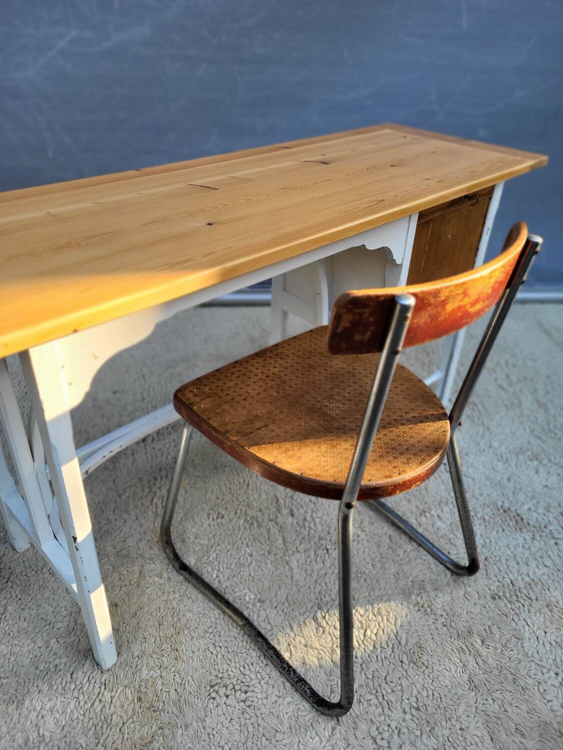 Bureau enfant Baumann et chaise Bauhaus