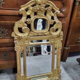 GILT WOODEN GLASS MIRROR FROM THE LATE 18TH CENTURY