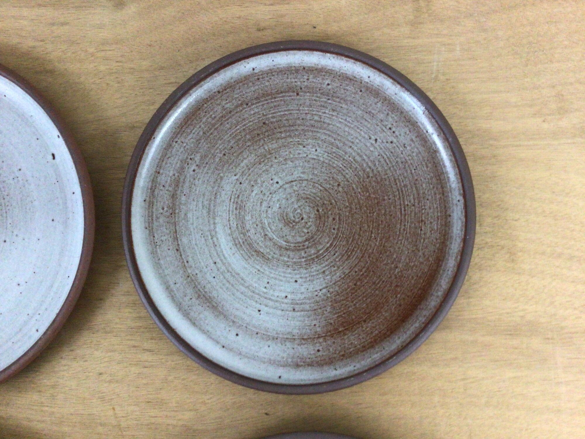 Set of 6 plates in stoneware J&N Pierlot Ratilly